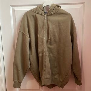 Brandy Melville mauve zip hoodie